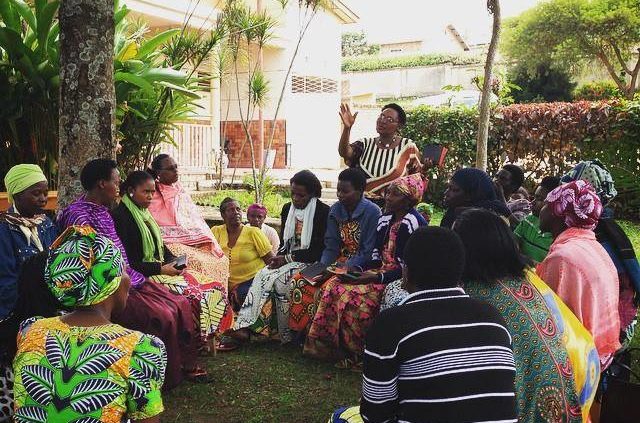 Bible Study in the Garden