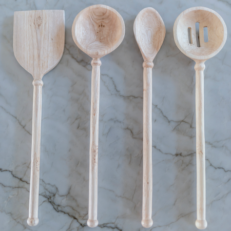 Hand Carved Wooden Spoon - Cooking Set - Image 7