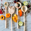 Hand Carved Wooden Spoon - Cooking Set