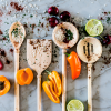 Hand Carved Wooden Spoon - Cooking Set - Image 2